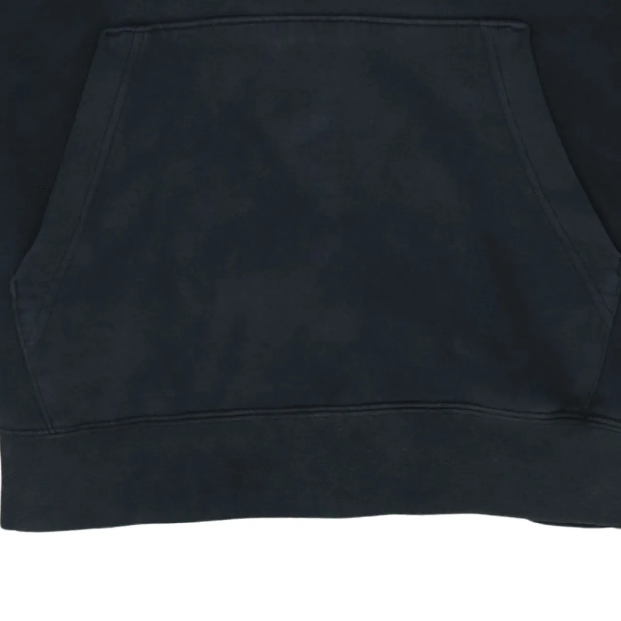 Nike Black Hoodie Men’s Medium Embroidered Swoosh Logo Front Pocket Pullover Sweatshirt sold by Vintage Club product image thumbnail 4