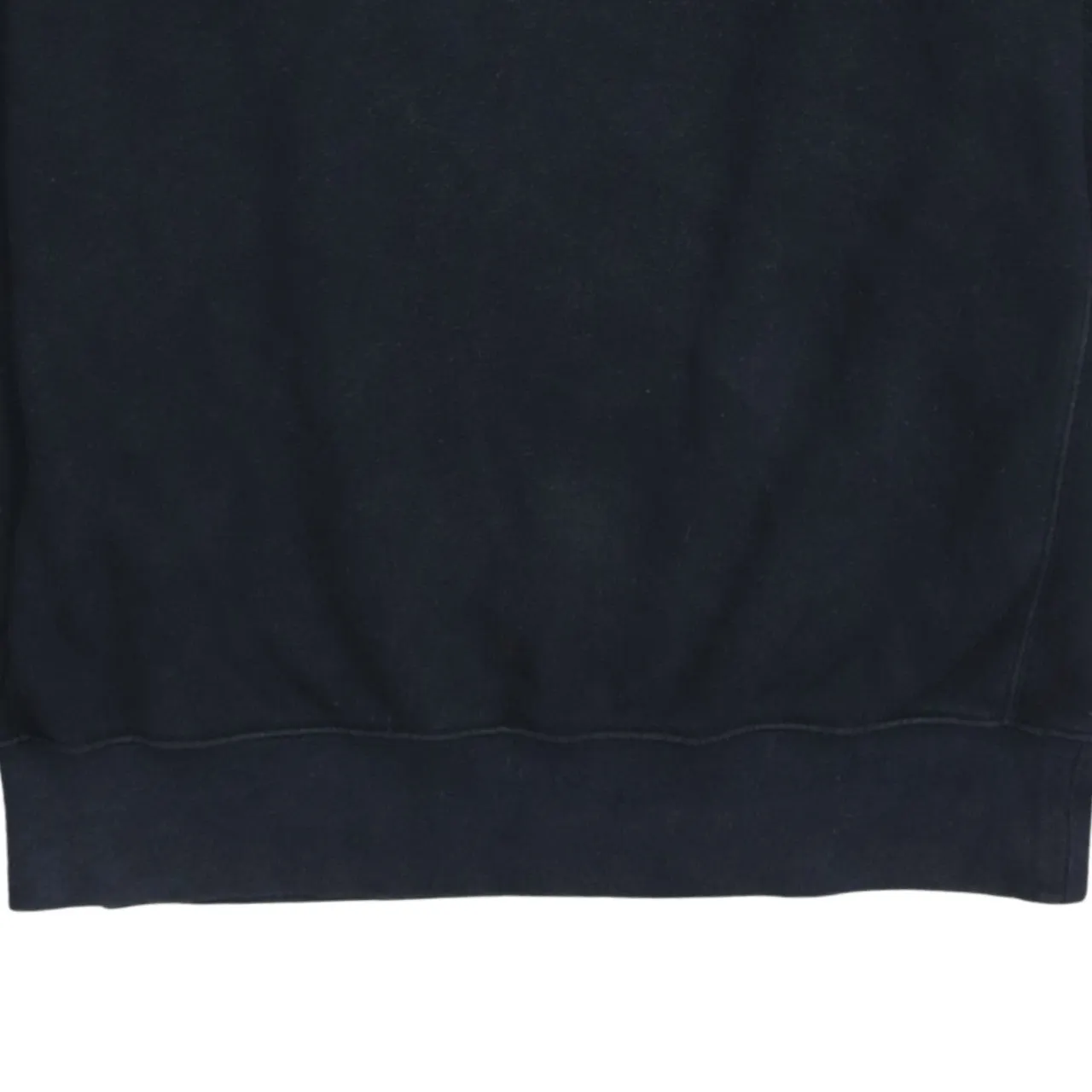 Nike Black Crewneck Sweatshirt Men's Small Embroidered Swoosh Logo Ribbed Cuffs Pullover sold by Vintage Club product image thumbnail 4