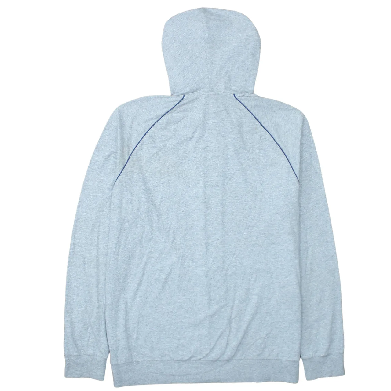 Hugo Boss Light Grey Zip Hoodie Men’s Medium Embroidered Chest Logo Contrast Hood Sweatshirt sold by Vintage Club product image thumbnail 2