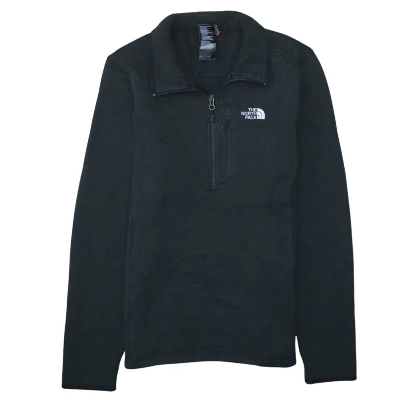 The North Face Black Fleece Sweatshirt Men’s Small Embroidered Logo Quarter Zip Top sold by Vintage Club