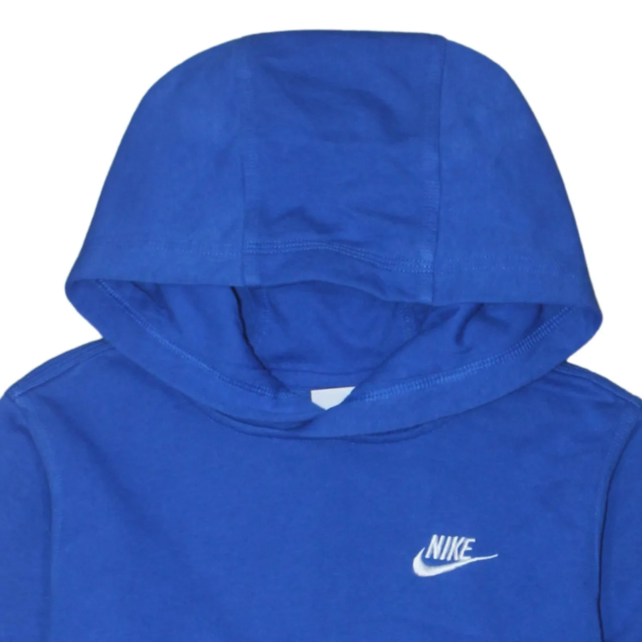 Nike Royal Blue Hoodie Women’s Large Embroidered Swoosh Logo Front Pouch Pullover Sweatshirt sold by Vintage Club product image thumbnail 3
