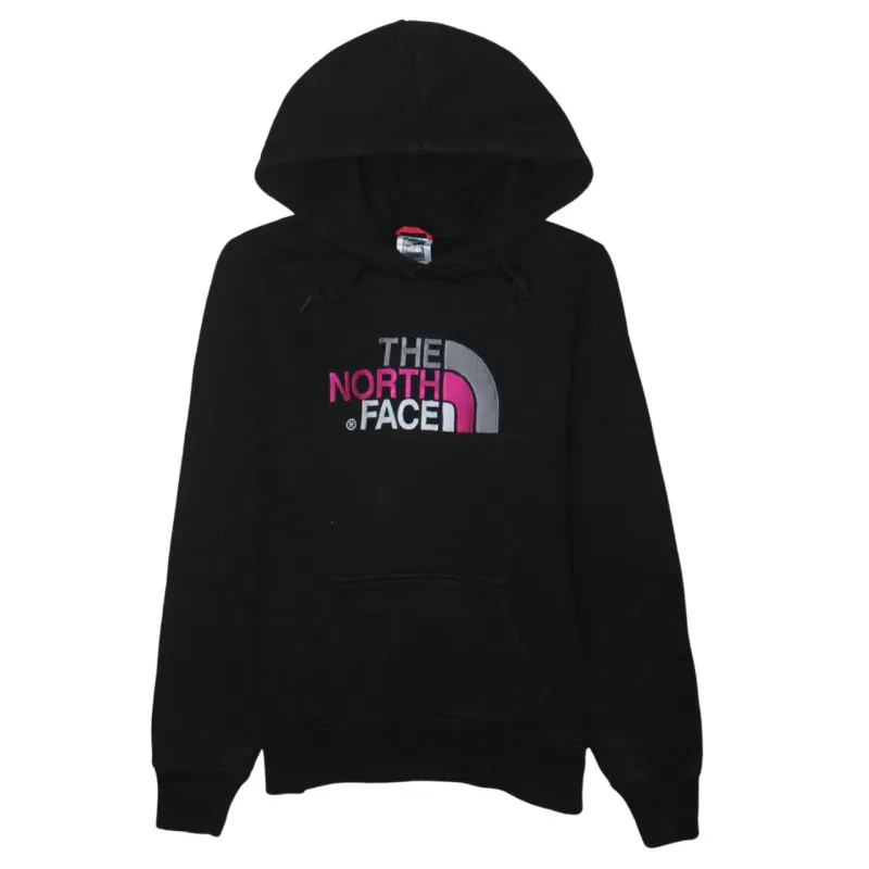 The North Face Black Hoodie Women’s Small Embroidered Logo Front Pocket Pullover Sweatshirt made by The North Face