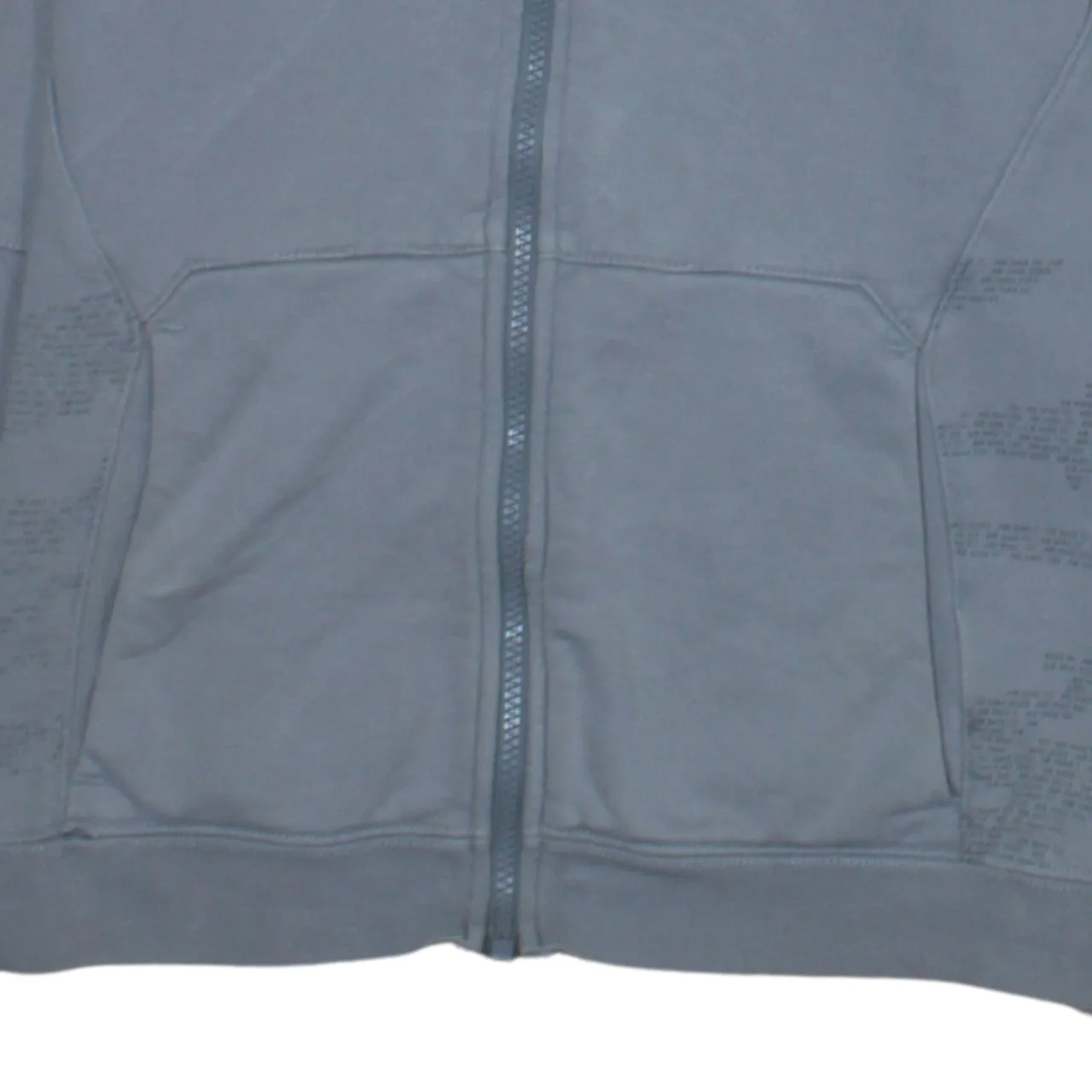 Nike Grey Full Zip Hoodie Women’s XLarge Embroidered Chest Logo Thumb Holes Casual Sweatshirt sold by Vintage Club product image thumbnail 4