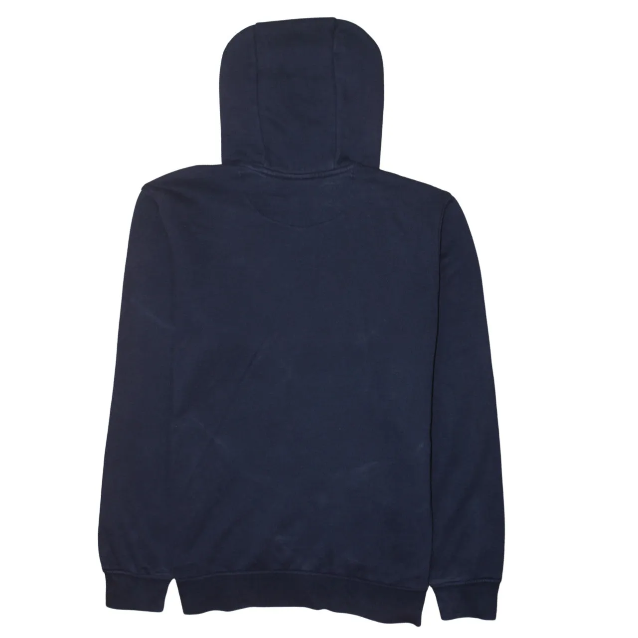 Lacoste Navy Blue Hoodie Women’s Large Embroidered Croc Logo Front Pocket Pullover Sweatshirt sold by Vintage Club product image thumbnail 2
