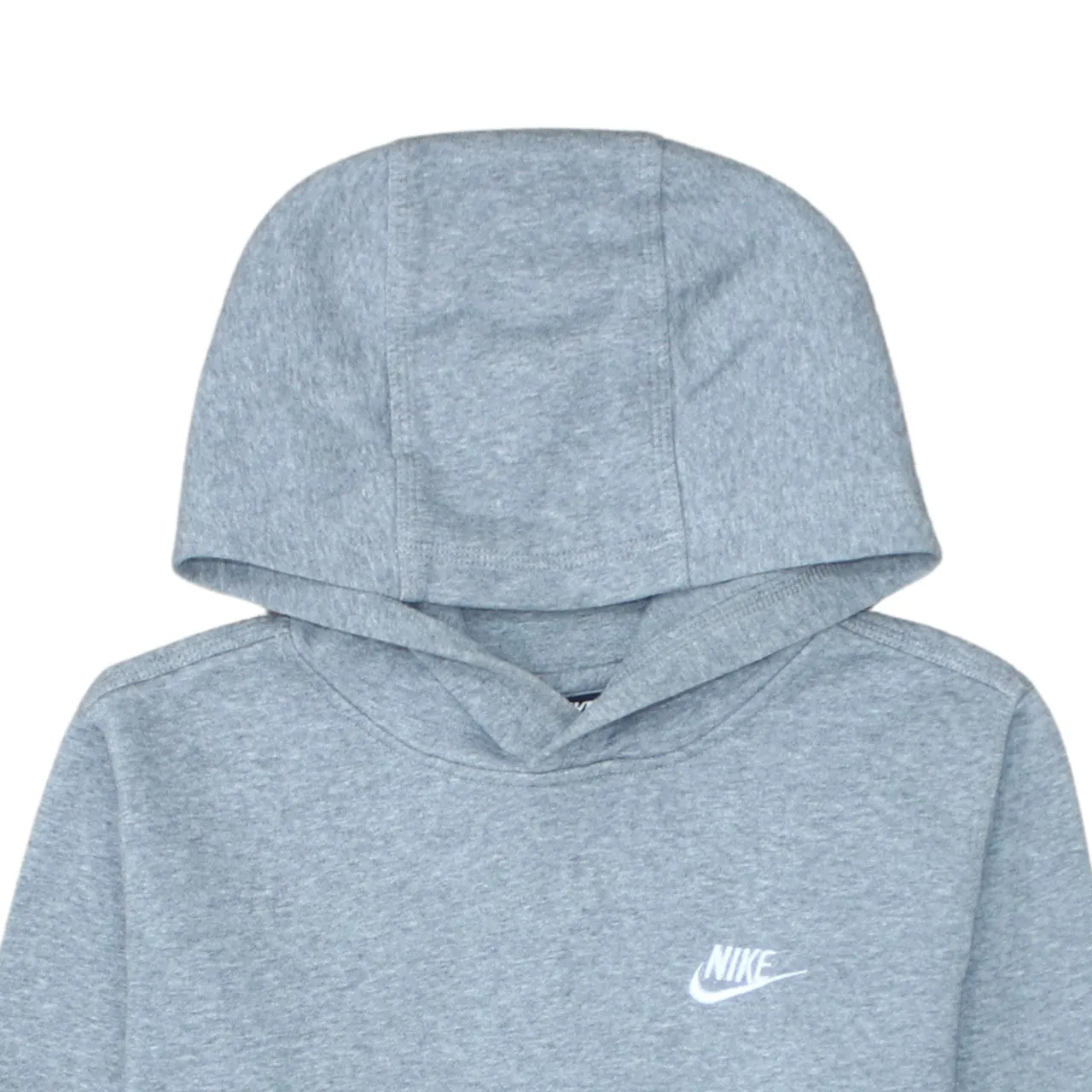 Nike Grey Hoodie Women’s XLarge Embroidered Swoosh Logo Front Pocket Pullover Sweatshirt sold by Vintage Club product image thumbnail 3