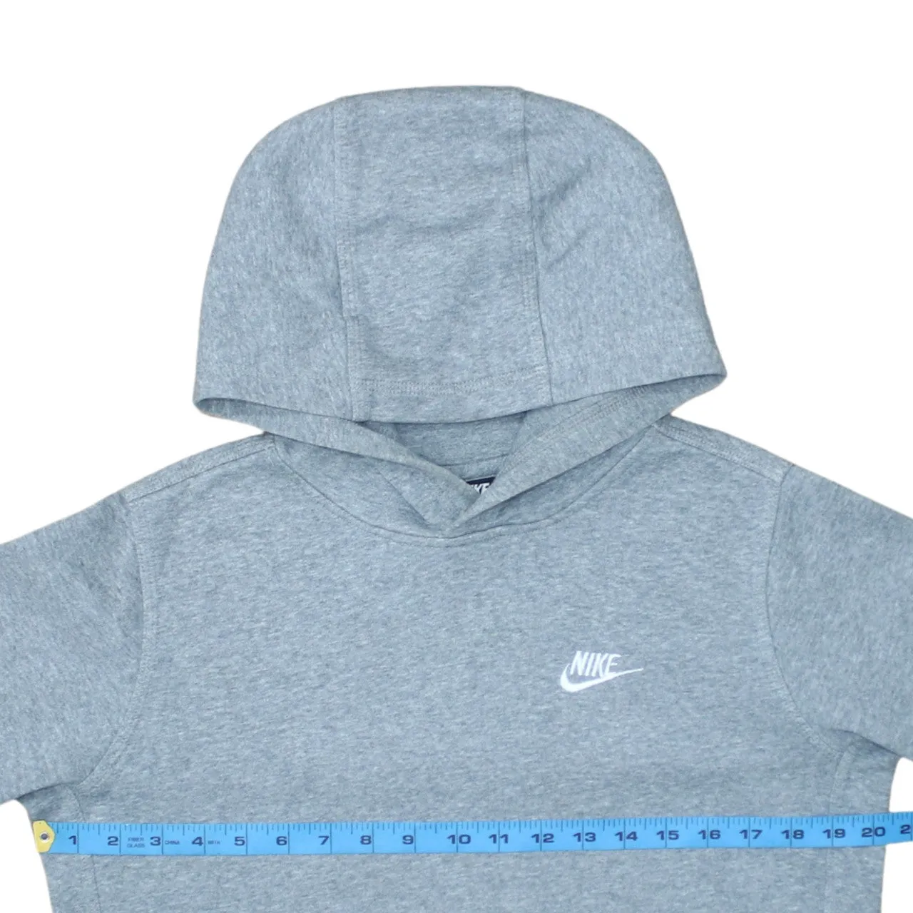 Nike Grey Hoodie Women’s XLarge Embroidered Swoosh Logo Front Pocket Pullover Sweatshirt sold by Vintage Club product image thumbnail 5