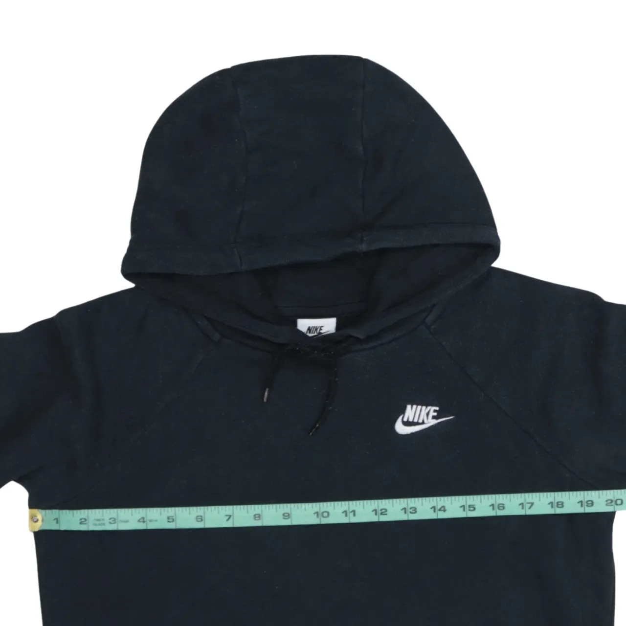 Nike Black Pullover Hoodie Men’s XSmall Embroidered Swoosh Logo Front Pocket Sweatshirt sold by Vintage Club product image thumbnail 5