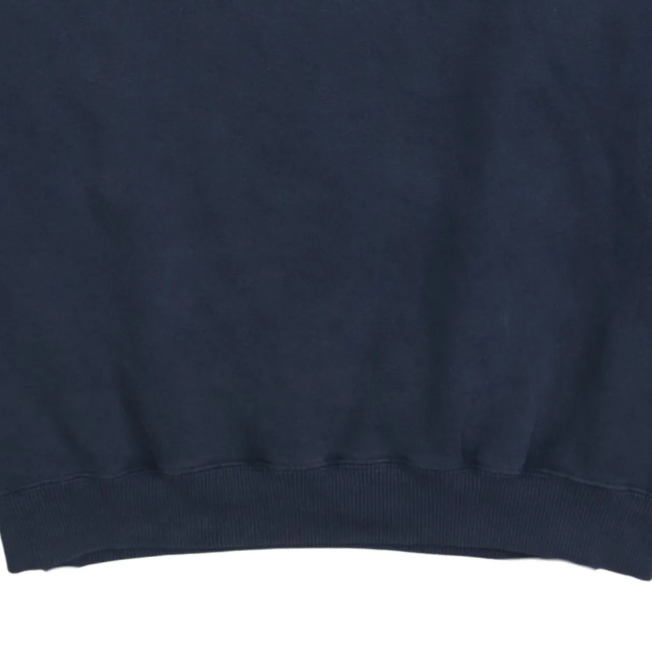 Adidas Navy Blue Sweatshirt Men's Large Embroidered Chest Patch Logo Crewneck Pullover sold by Vintage Club product image thumbnail 4