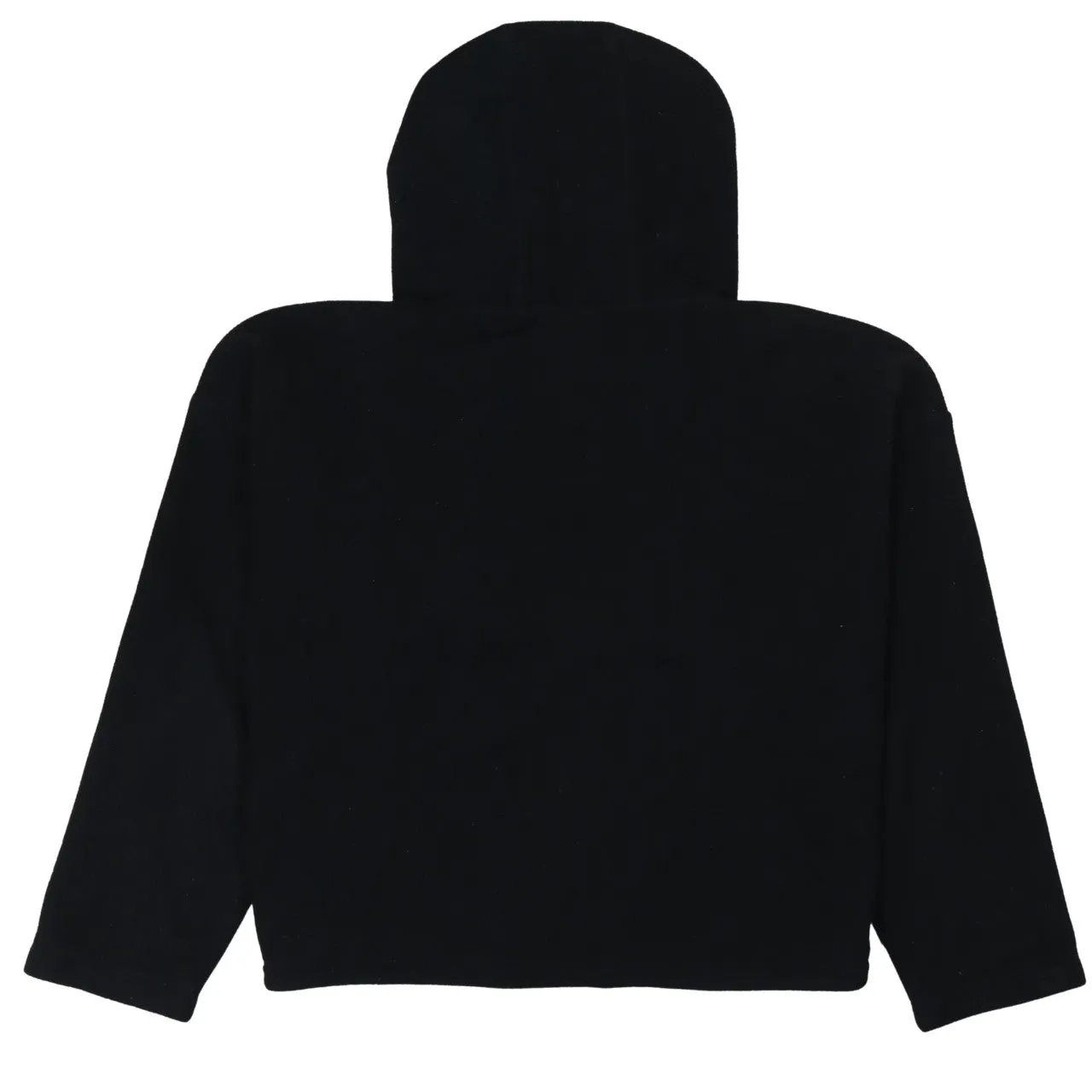 Champion Black Fleece Hoodie Men's Small Embroidered Logo Half Zip Front Pocket Pullover sold by Vintage Club product image thumbnail 2