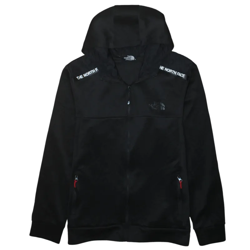 The North Face Black Full Zip Hoodie Women’s 2XL Printed Logos Zip Pockets Sweatshirt made by The North Face