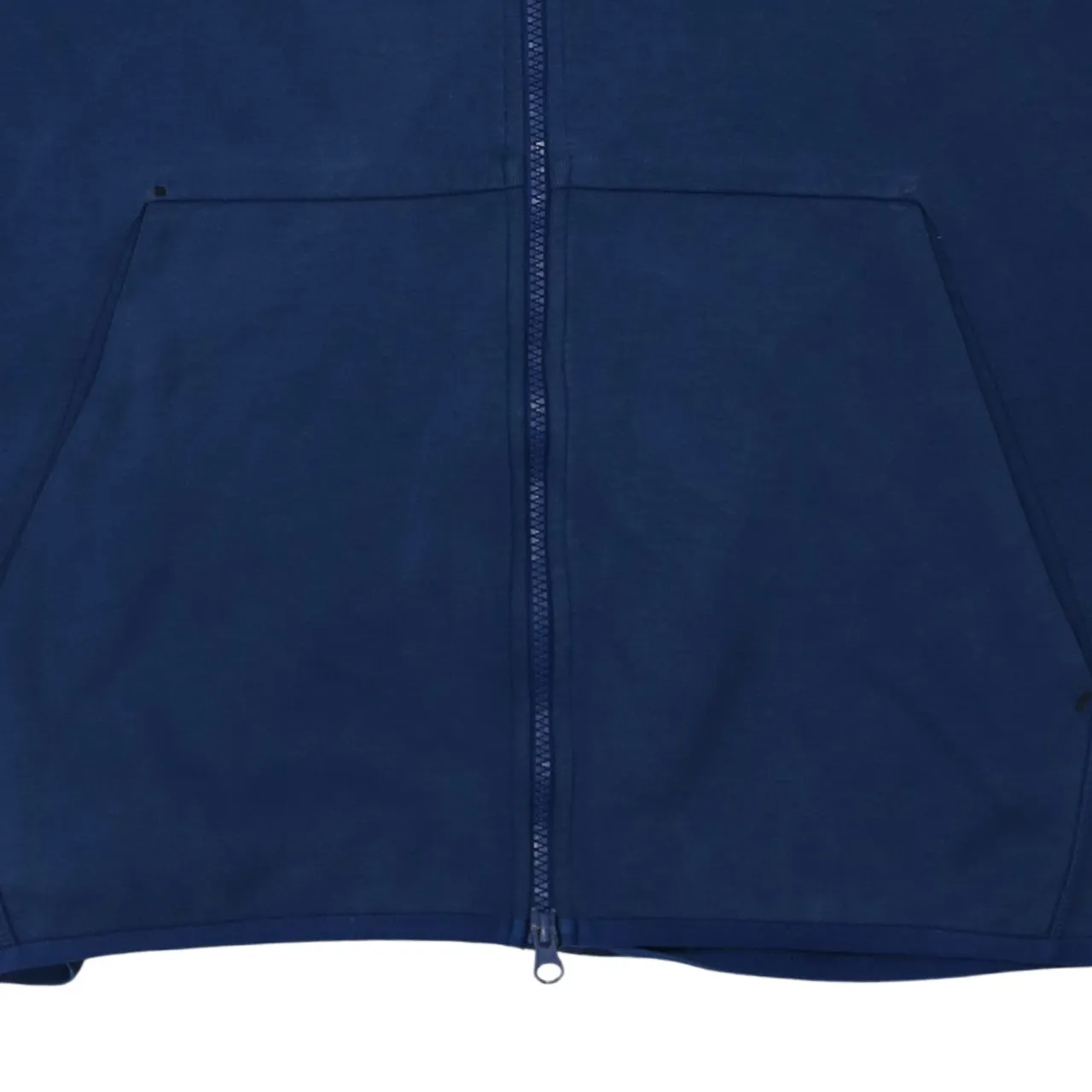 Nike Navy Blue Full Zip Hoodie Women's XXLarge Embroidered Swoosh Split Pockets Sweatshirt sold by Vintage Club product image thumbnail 4