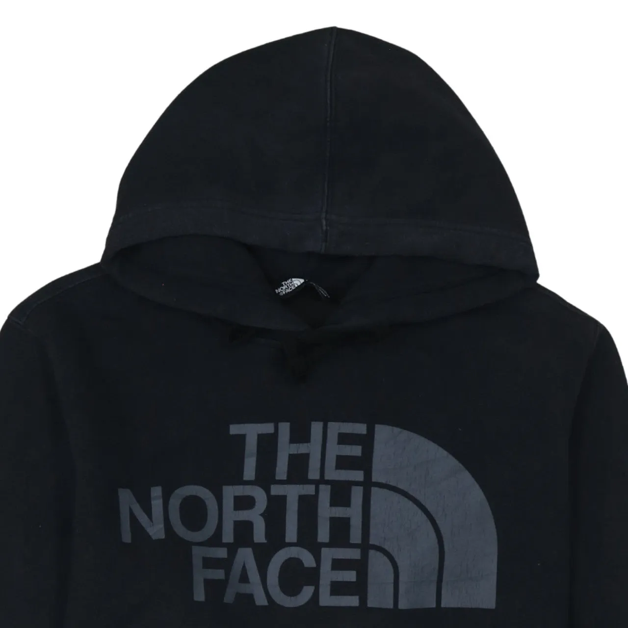 The North Face Black Hoodie Men's Medium Printed Logo Front Pocket Pullover Sweatshirt sold by Vintage Club product image thumbnail 3