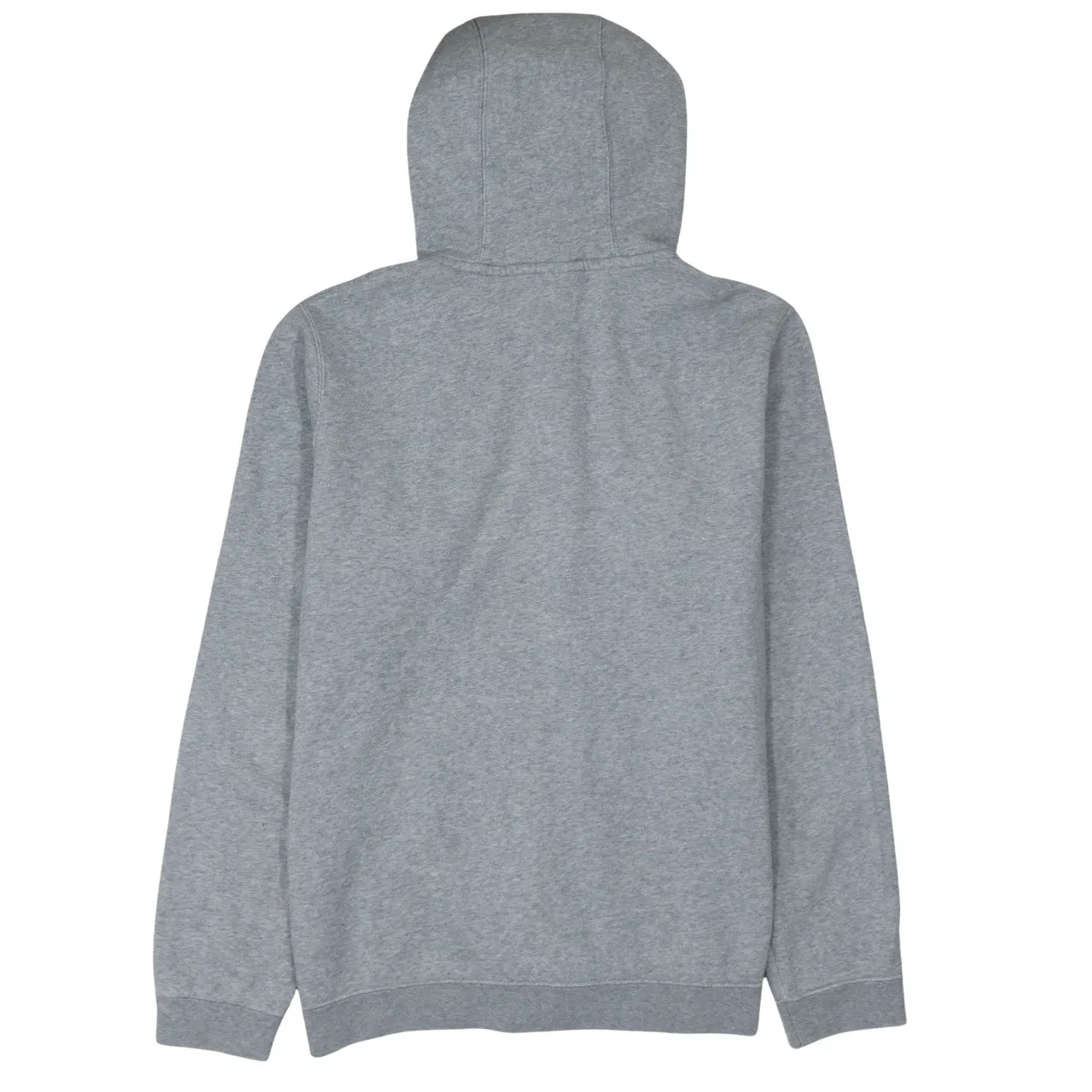 Nike Grey Full Zip Hoodie Men's Large Embroidered Swoosh Drawstring Hood Pockets Sweatshirt sold by Vintage Club product image thumbnail 2