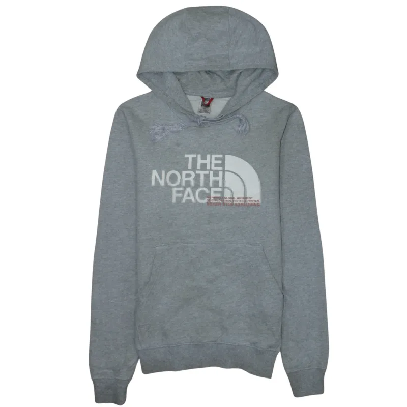 The North Face Grey Hoodie Men's XSmall Printed Logo Front Pocket Pullover Sweatshirt sold by Vintage Club