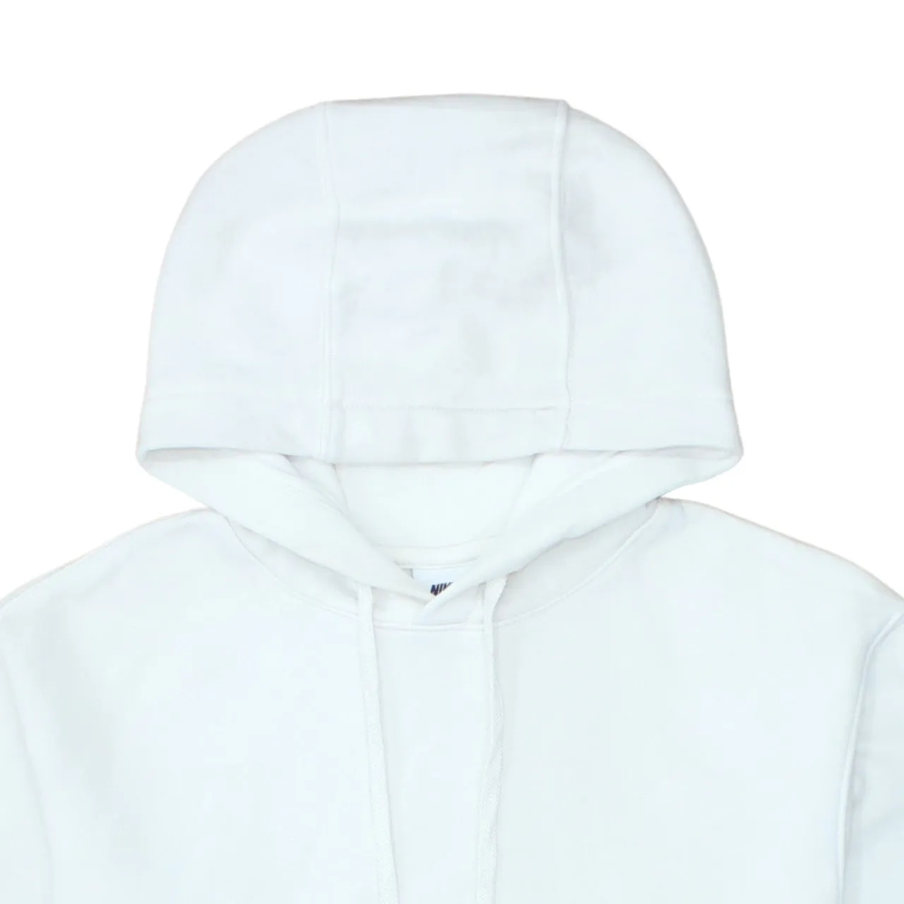Nike White Hoodie Men’s Small Printed Logo Sleeve Graphic Pullover Sweatshirt sold by Vintage Club product image thumbnail 3