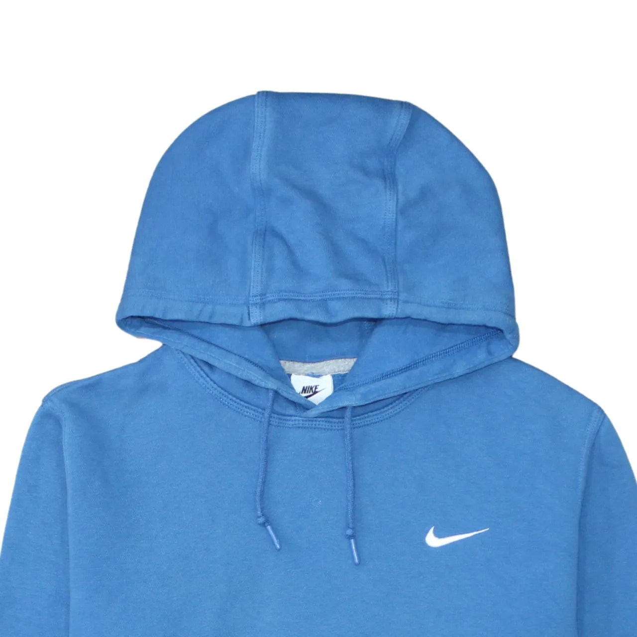 Nike Blue Hoodie Men’s Large Embroidered Swoosh Front Pocket Pullover Sweatshirt sold by Vintage Club product image thumbnail 3