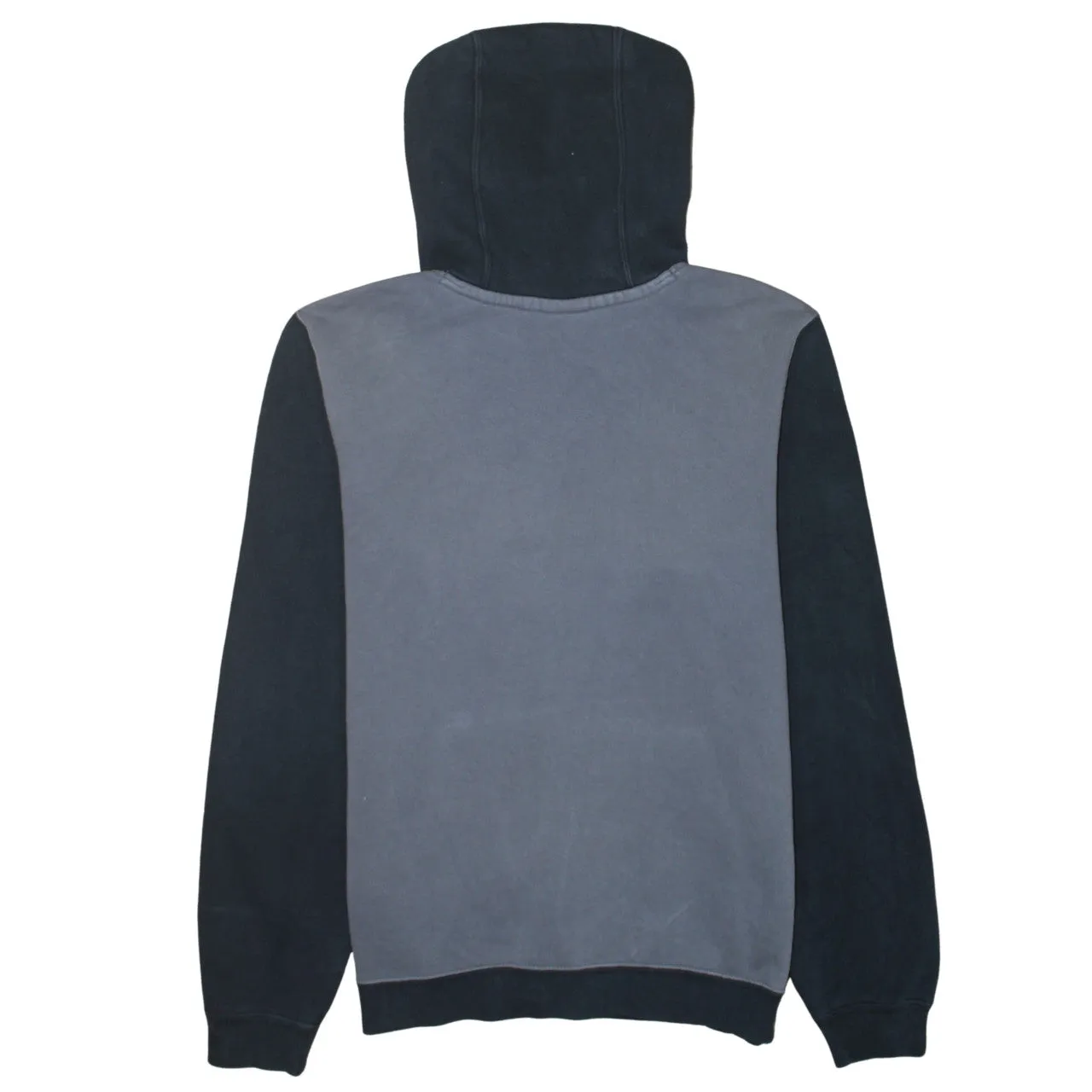 Nike Grey Black Hoodie Men's Small Large Printed Logo Pattern Pocket Pullover Sweatshirt sold by Vintage Club product image thumbnail 2