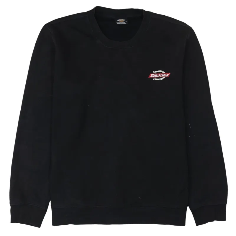 Dickies Black Sweatshirt Men's XXLarge Printed Horseshoe Logo Crewneck Pullover Jumper sold by Vintage Club