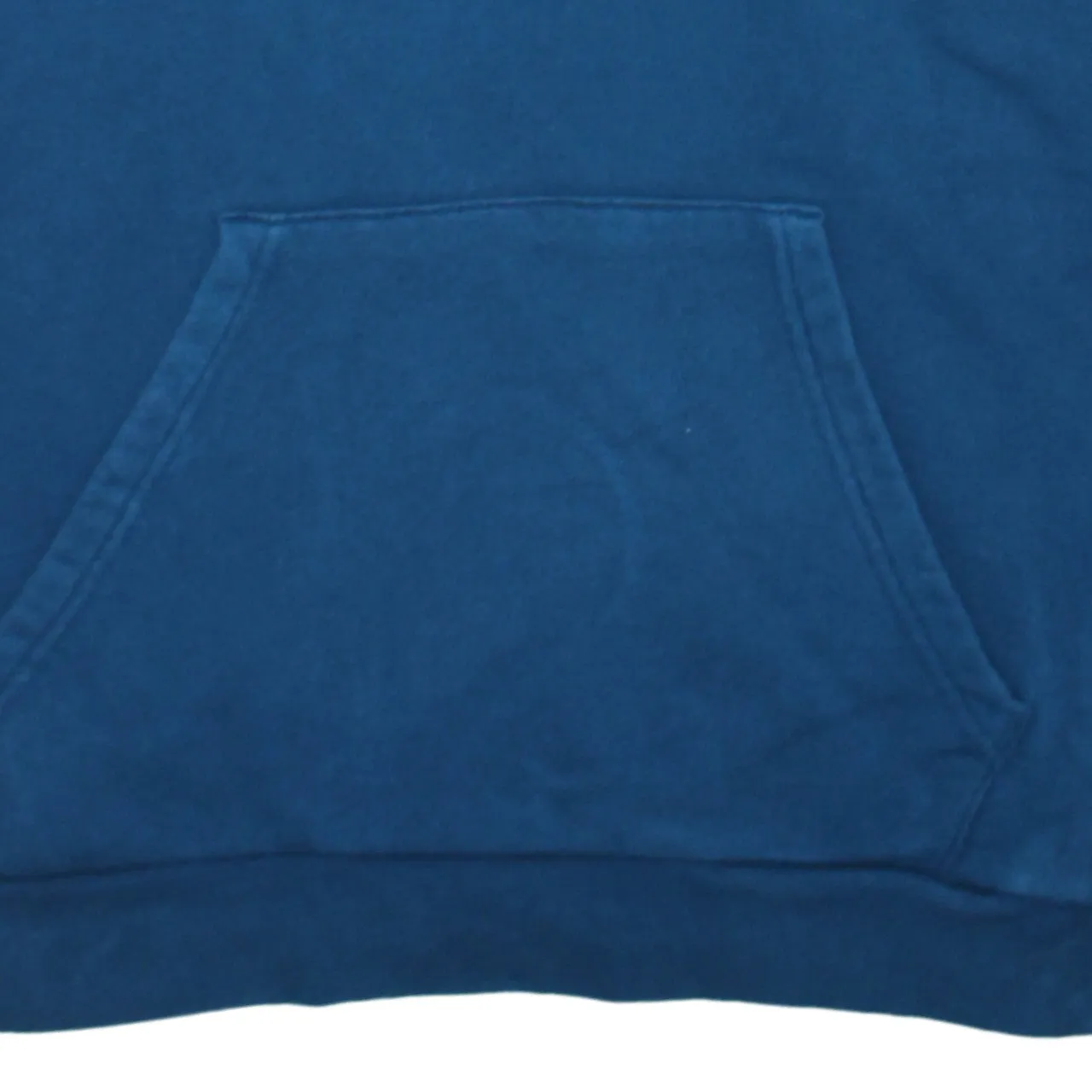 Adidas Blue Hoodie Women’s Medium Embroidered Trefoil Logo Drawstring Pullover Sweatshirt sold by Vintage Club product image thumbnail 4