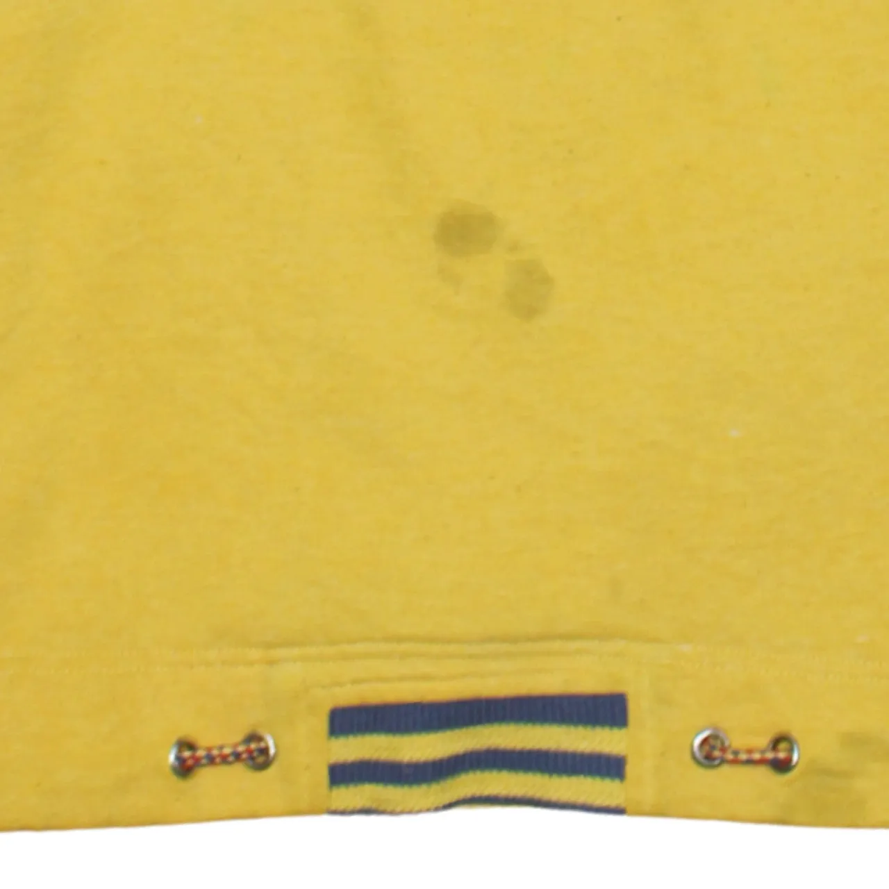 Puma Yellow Half Zip Sweatshirt Men's XSmall Embroidered Classic Logo Contrast Sleeves Pullover Top sold by Vintage Club product image thumbnail 4