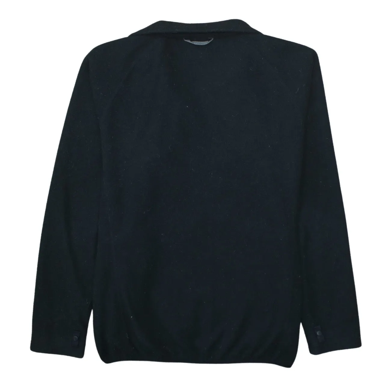 The North Face Black Fleece Jacket Women’s Large Embroidered Chest Logo Full Zip Outerwear sold by Vintage Club product image thumbnail 2