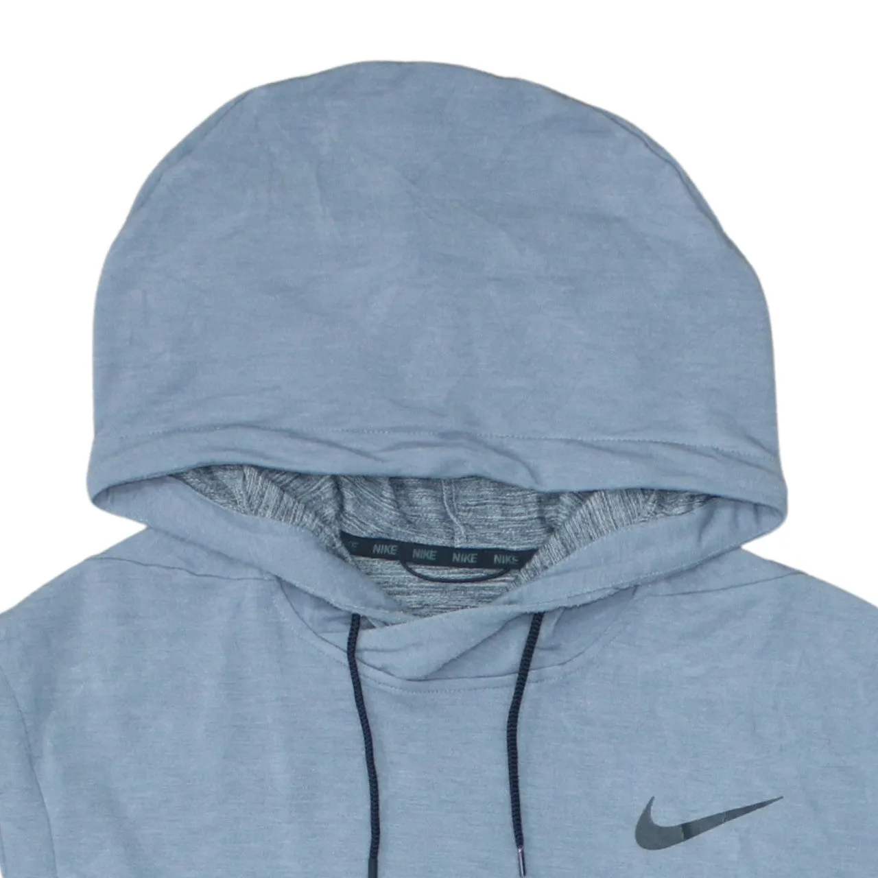 Nike Light Blue Sleeveless Hoodie Women’s XXLarge Printed Swoosh Pocket Pullover Top sold by Vintage Club product image thumbnail 3