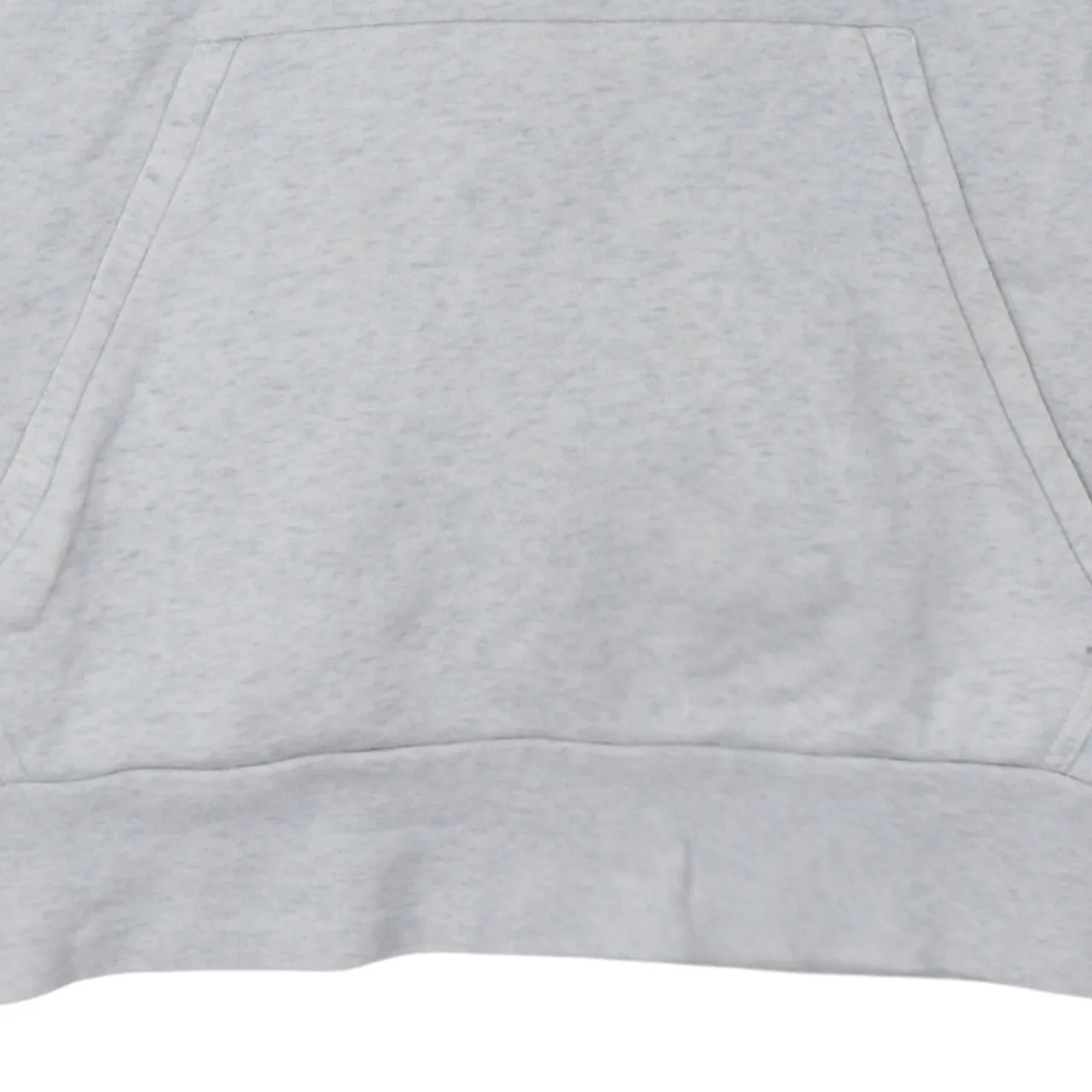 Adidas Light Grey Hoodie Men's Medium Printed Logo Front Pouch Pullover Sweatshirt sold by Vintage Club product image thumbnail 4