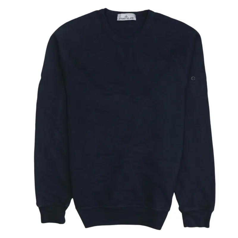 Stone Island Navy Blue Sweatshirt Men’s Small Crewneck Raglan Sleeve Pullover Jumper sold by Vintage Club
