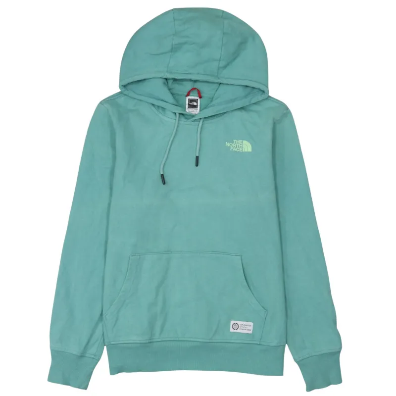 The North Face Mint Green Hoodie Women’s Large Printed Back Graphic Logo Pullover Sweatshirt made by The North Face