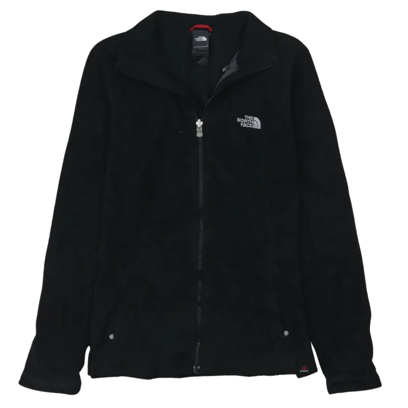 The North Face Black Fleece Jacket Women’s Medium Embroidered Chest Logo Full Zip Outdoor Top sold by Vintage Club