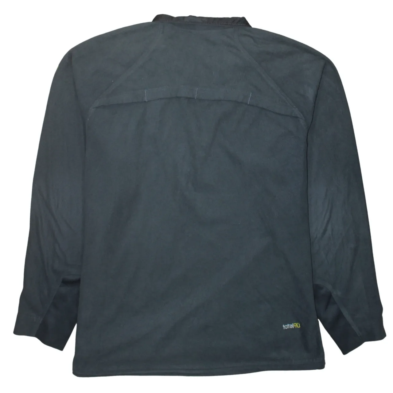 Nike Dark Grey Fleece Jumper Women’s XXL Quarter Zip Embroidered Swoosh Total 90 Top sold by Vintage Club product image thumbnail 2