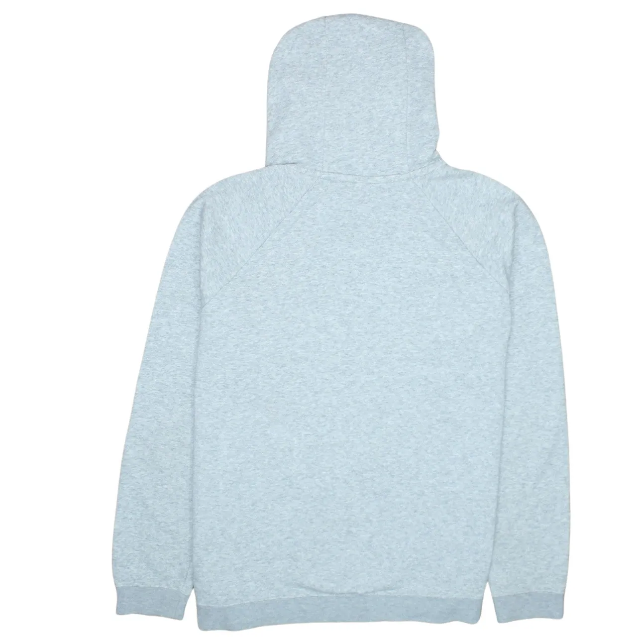 Nike Light Grey Hoodie Women's Large Printed Logo Front Pocket Pullover Sweatshirt sold by Vintage Club product image thumbnail 2