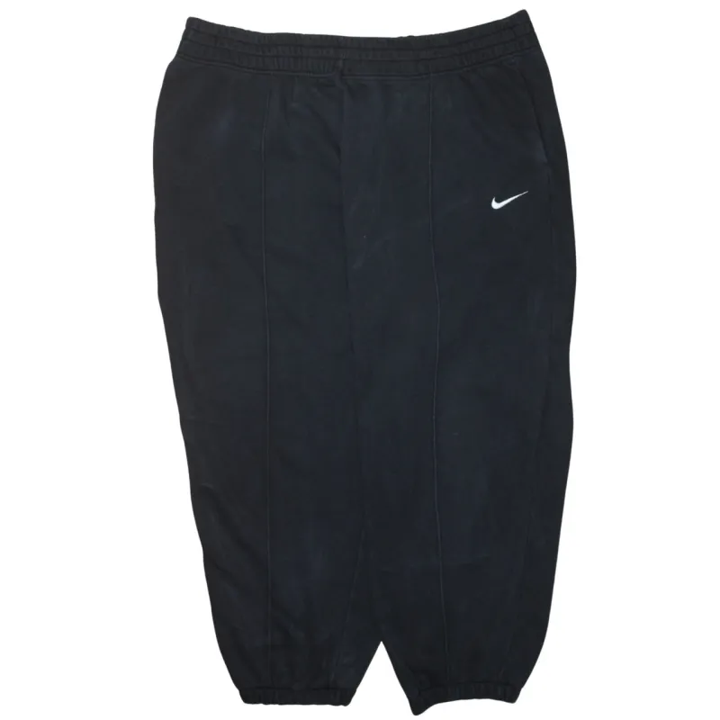 Nike Black Joggers Men’s XXLarge Elastic Waist Cuffed Hem Small Swoosh Sweatpants sold by Vintage Club