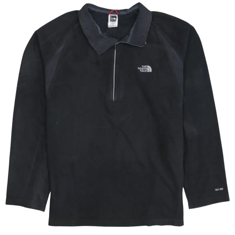 The North Face Black Fleece Jumper Men’s XXLarge Half Zip Embroidered Logo Pullover Top sold by Vintage Club