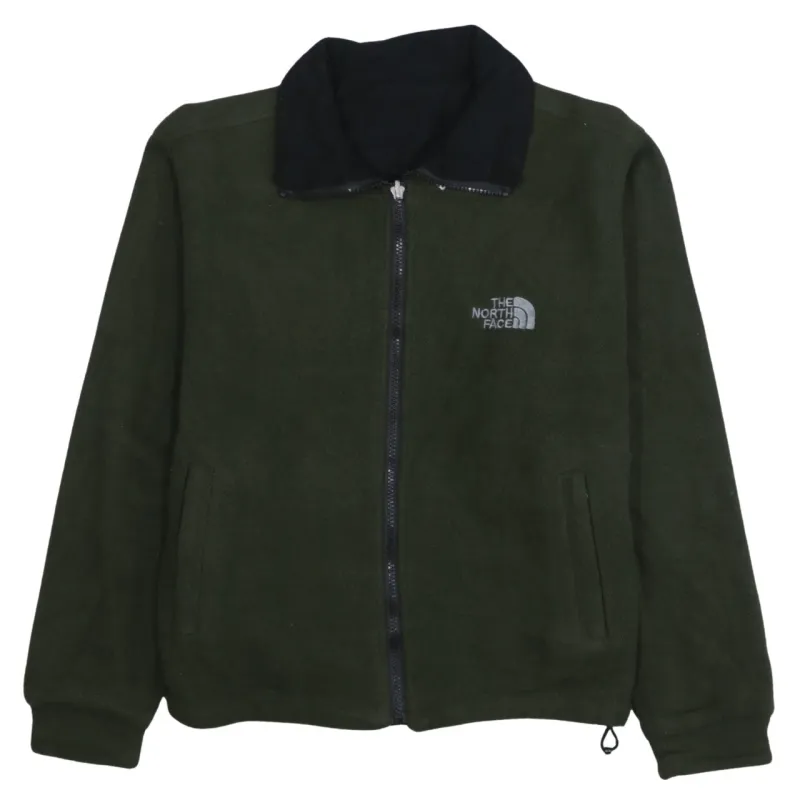 The North Face Dark Green Fleece Jacket Men's Medium Embroidered Chest Logo Zip Front sold by Vintage Club