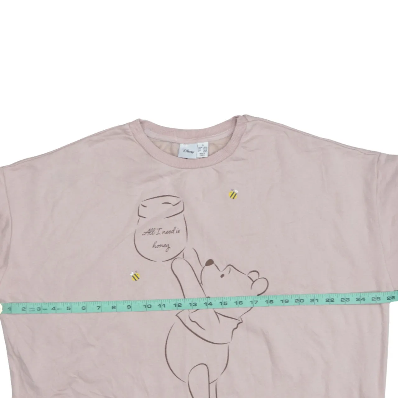 Disney Pink Winnie The Pooh Sweatshirt Women’s XLarge Printed Graphic Fleece Pullover Top sold by Vintage Club product image thumbnail 5