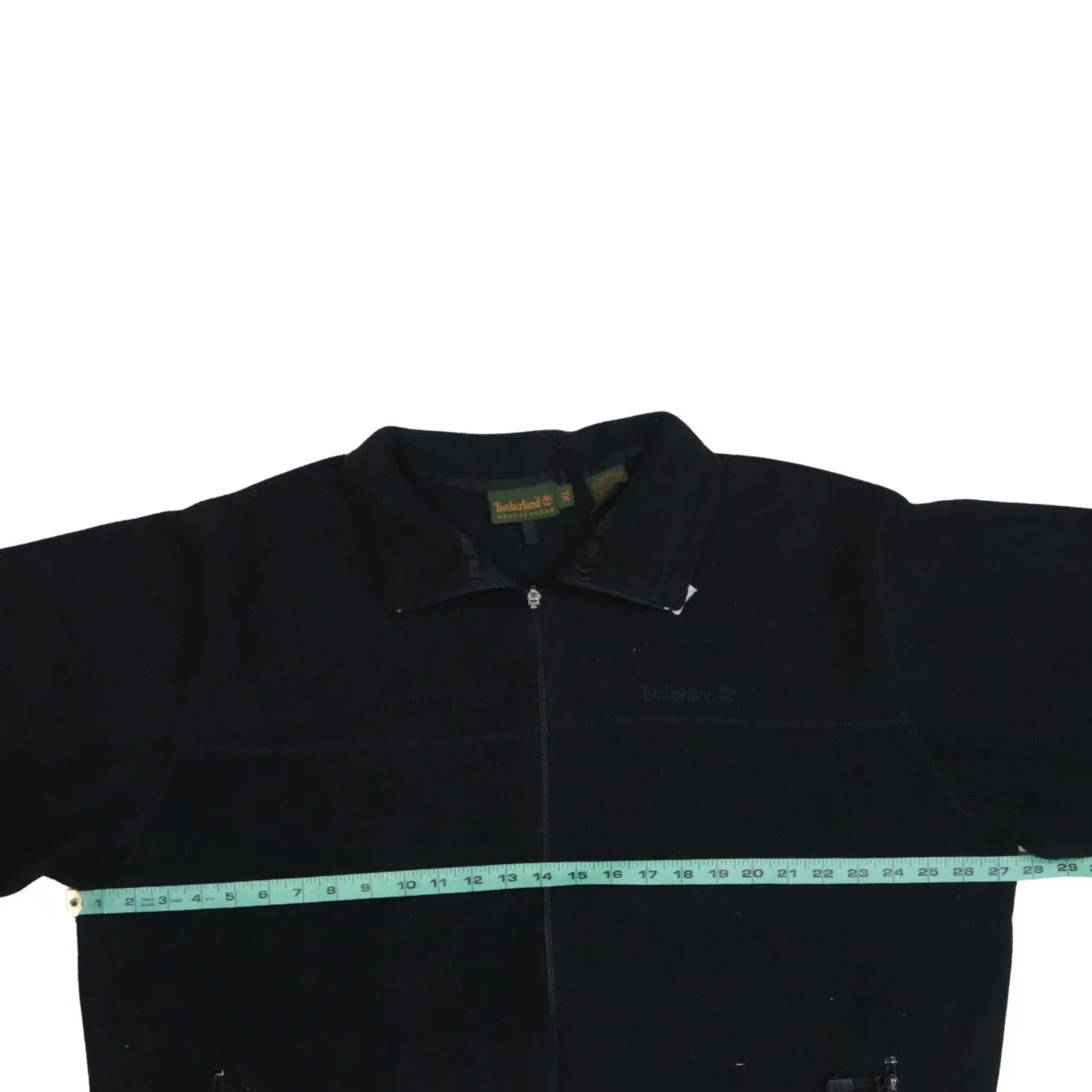 Timberland Black Fleece Jacket Men's XLarge Full Zip Embroidered Logo Outdoor Top sold by Vintage Club product image thumbnail 5
