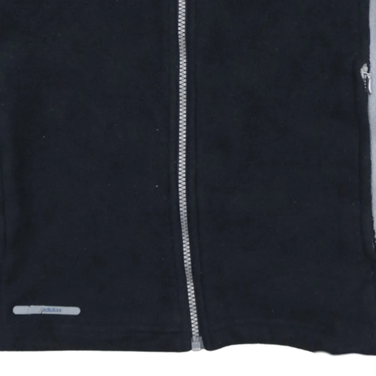 Adidas Black Fleece Jacket Men’s Medium Full Zip Embroidered Logo Three Stripe Track Top sold by Vintage Club product image thumbnail 4