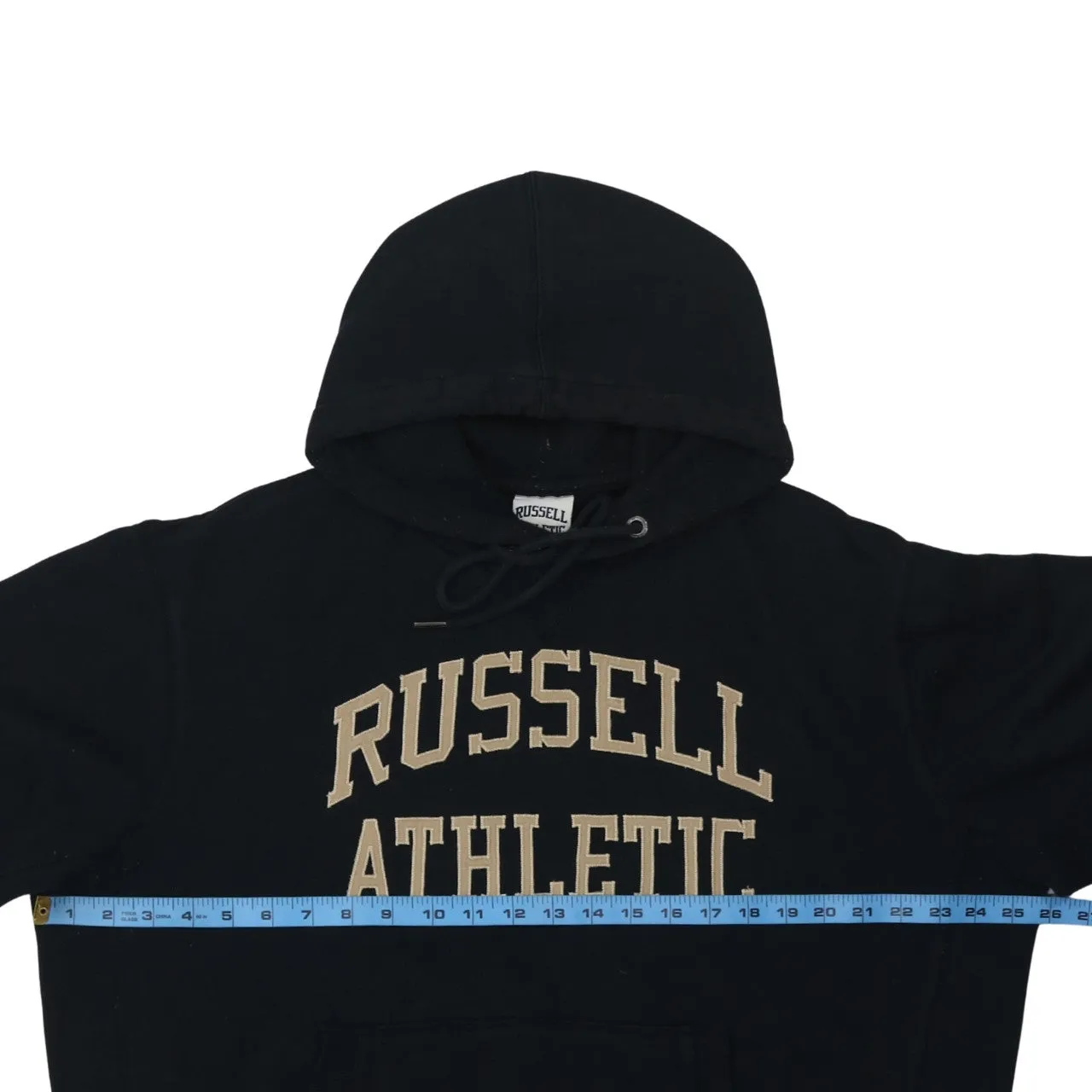 Russell Athletic Black Hoodie Women’s XXLarge Embroidered Spellout Logo Front Pocket Pullover Sweatshirt sold by Vintage Club product image thumbnail 5