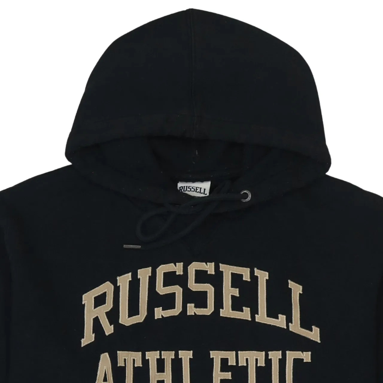 Russell Athletic Black Hoodie Women’s XXLarge Embroidered Spellout Logo Front Pocket Pullover Sweatshirt sold by Vintage Club product image thumbnail 3