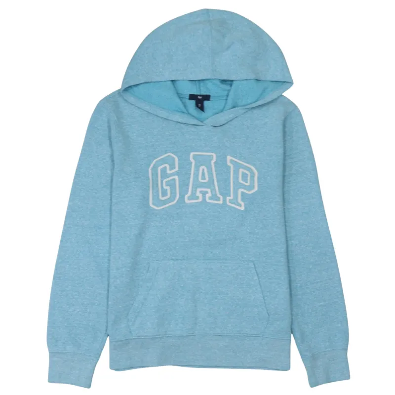 Gap Light Blue Hoodie Men's Small Embroidered Logo Front Pocket Pullover Sweatshirt sold by Vintage Club