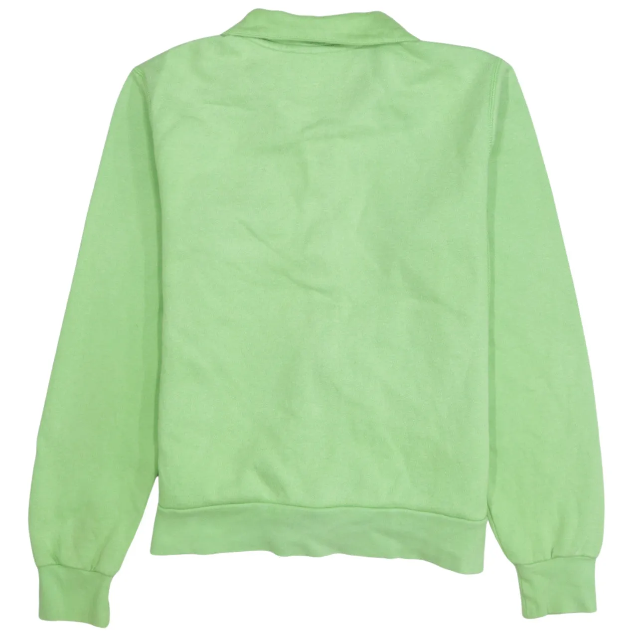Nike Light Green Full Zip Sweatshirt Women's Large Embroidered Swoosh Funnel Neck Jacket Top sold by Vintage Club product image thumbnail 2
