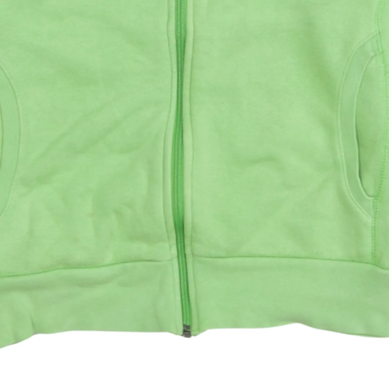 Nike Light Green Full Zip Sweatshirt Women's Large Embroidered Swoosh Funnel Neck Jacket Top sold by Vintage Club product image thumbnail 4