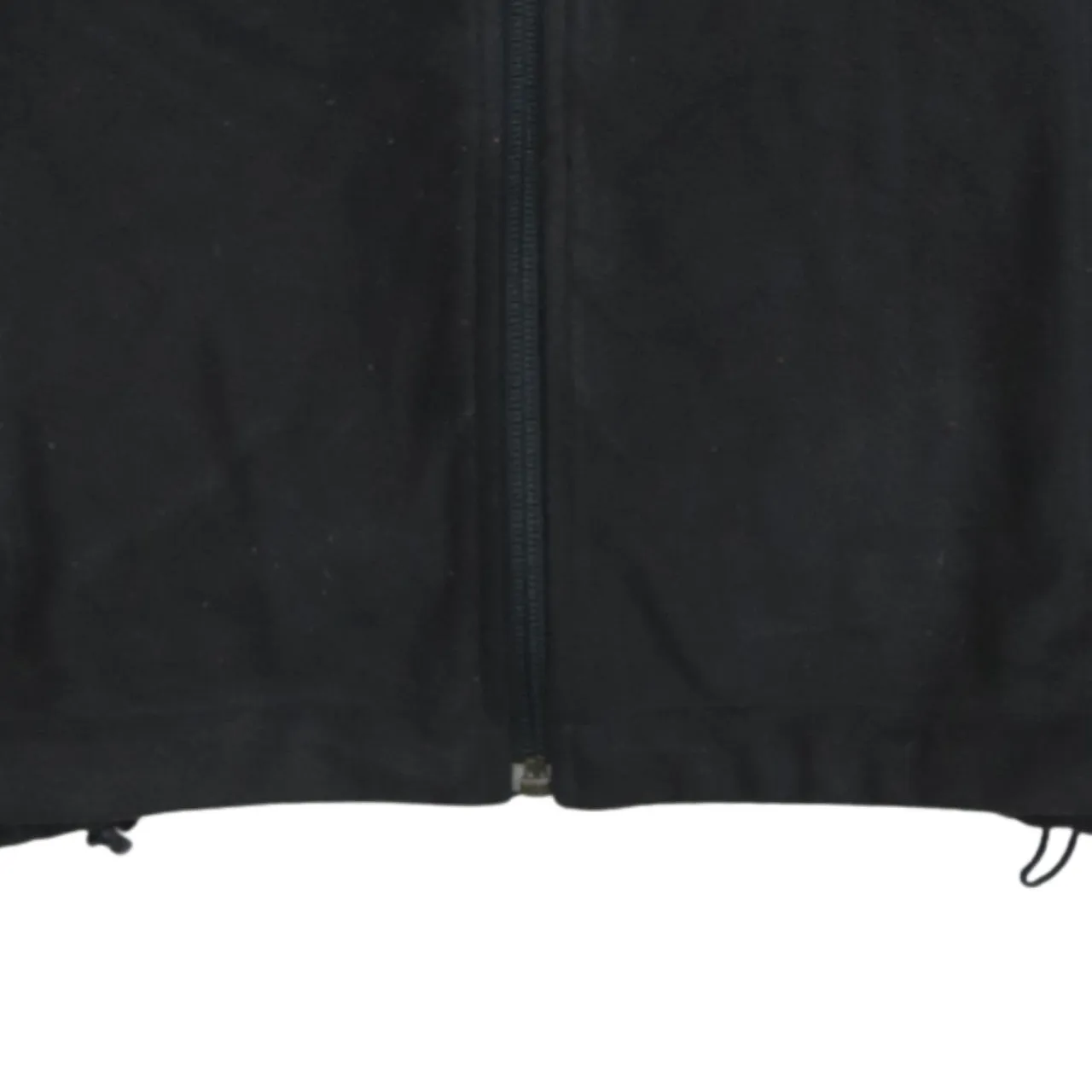 The North Face Black Fleece Jacket Women’s Medium Embroidered Logos Zip Pockets Softshell Top sold by Vintage Club product image thumbnail 4