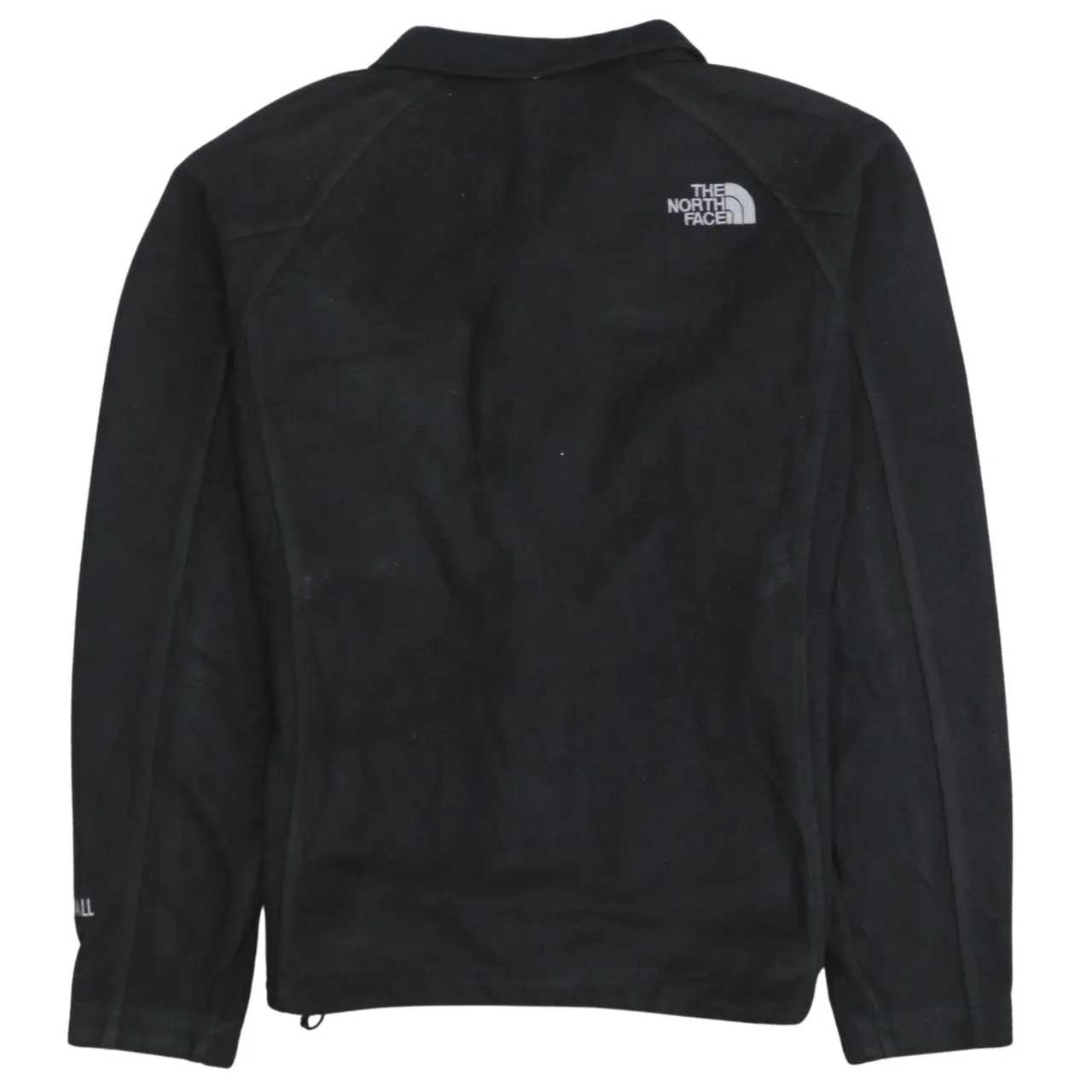The North Face Black Fleece Jacket Women’s Medium Embroidered Logos Zip Pockets Softshell Top sold by Vintage Club product image thumbnail 2