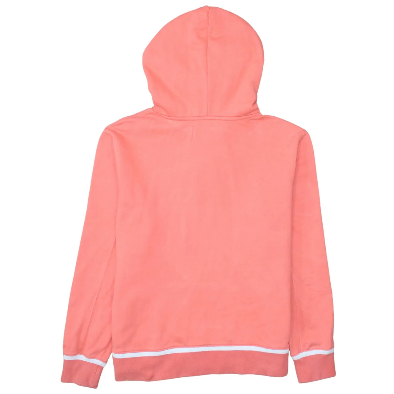 Calvin Klein Coral Pink Hoodie Men’s Small Embroidered CK Logo Front Pocket Pullover Sweatshirt sold by Vintage Club product image thumbnail 2