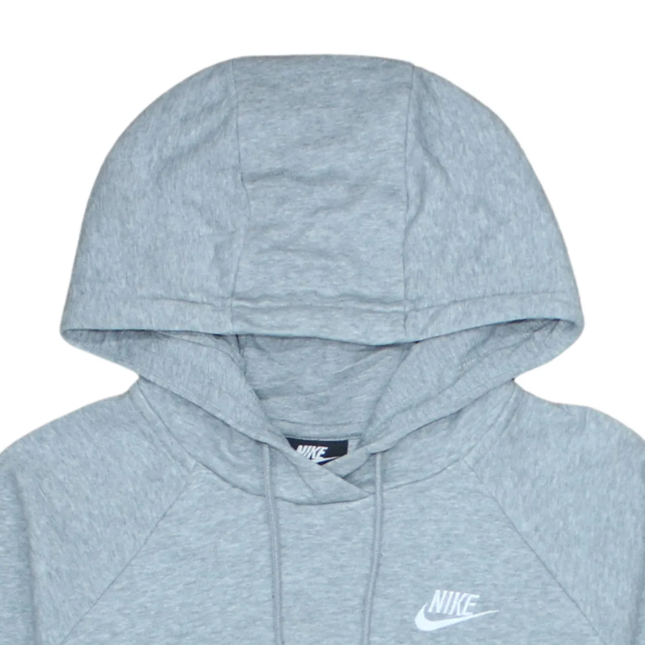 Nike Light Grey Hoodie Men’s XSmall Embroidered Swoosh Logo Pullover Sweatshirt sold by Vintage Club product image thumbnail 3