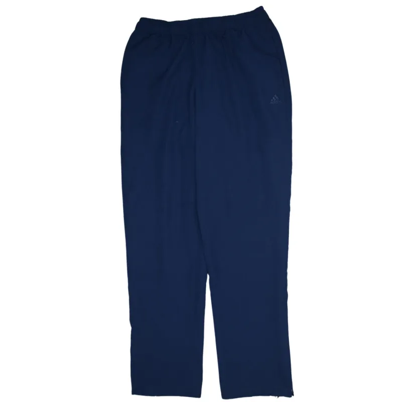 Adidas Navy Blue Trousers Men's Medium Elastic Waist Small Logo Casual Pants made by Adidas