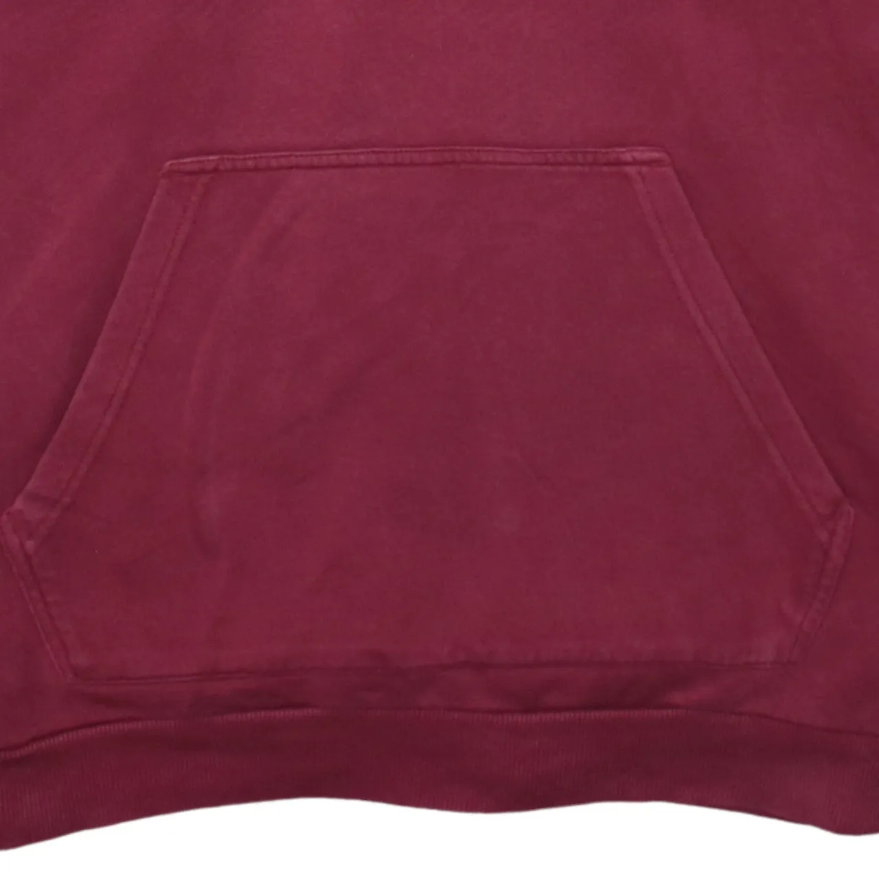 Adidas Burgundy Red Hoodie Women’s XLarge Embroidered Trefoil Logo Three Stripe Sleeves Pullover Sweatshirt sold by Vintage Club product image thumbnail 4