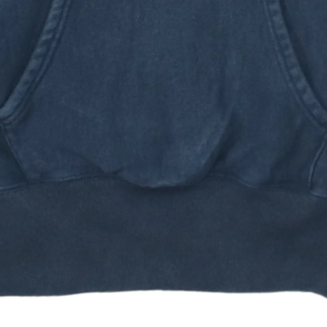 Champion Black Hoodie Women’s Medium Embroidered Script Logo Front Pocket Pullover Sweatshirt sold by Vintage Club product image thumbnail 4